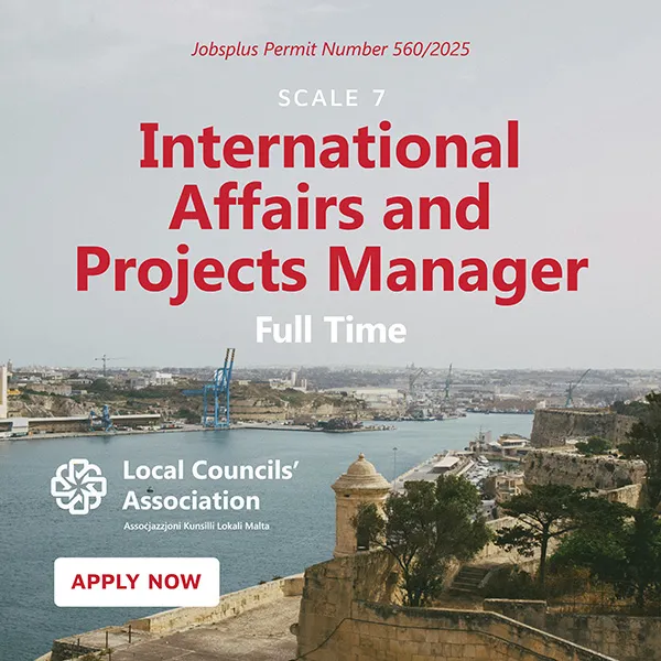 International Affairs and EU Projects Manager Scale 7